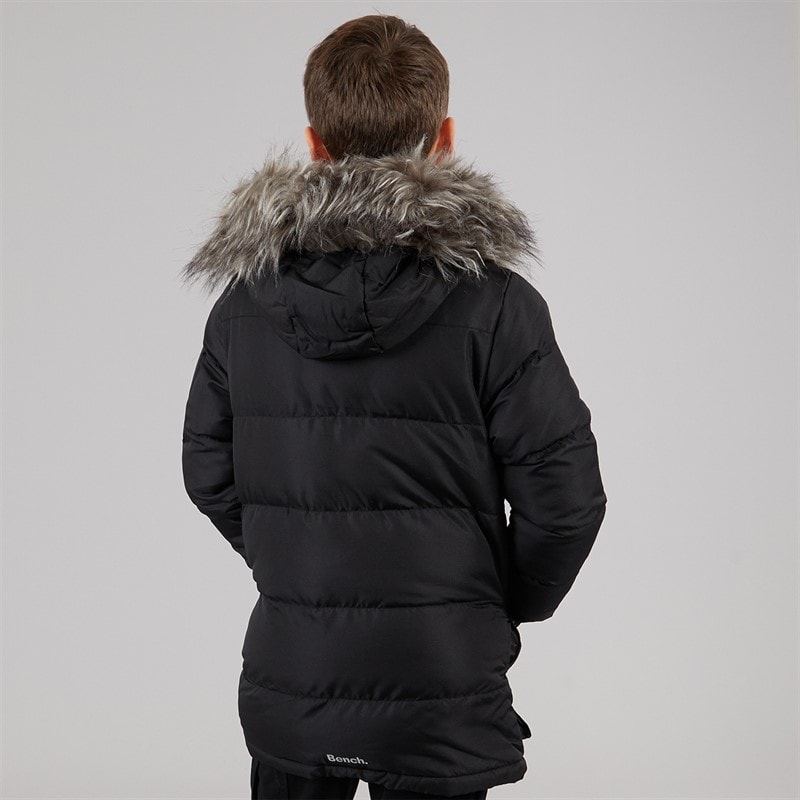 Bench Drengenes Calcott Parka Jakke Sort - Billede 2