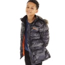 Bench Drenge Calcott Jakke Sort Digi Camo