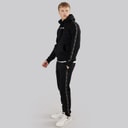 Bench Mænd Træningssæt med Mærkebånd Detalje Sort