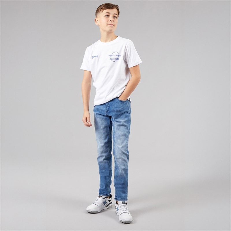 Bench Drenge Carson Slim Jeans Lys Vask - Billede 4