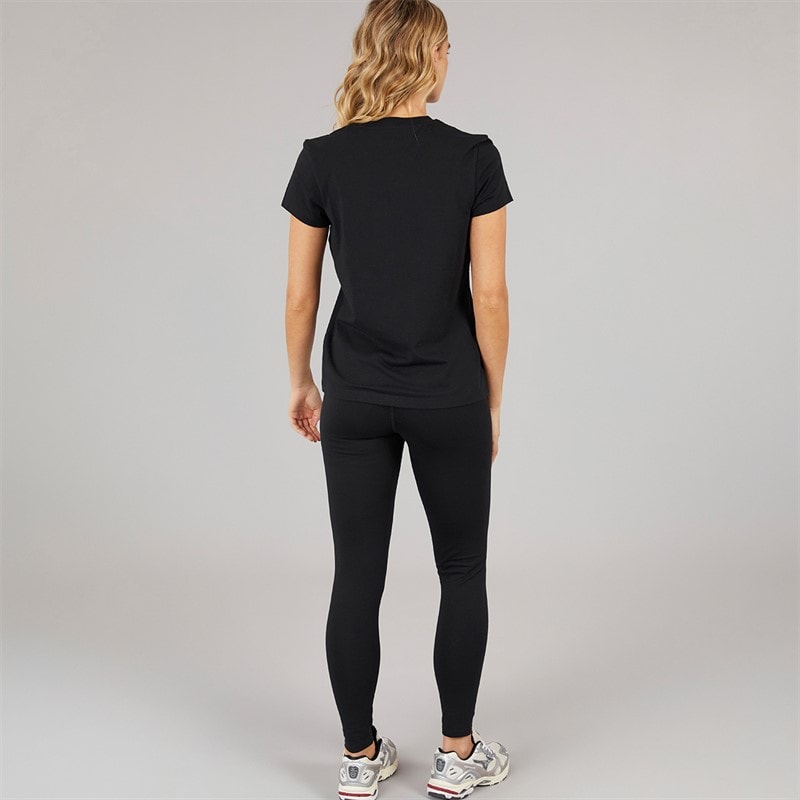 Bench Dame Samira T Shirt Og Leggings Sæt Sort - Billede 2