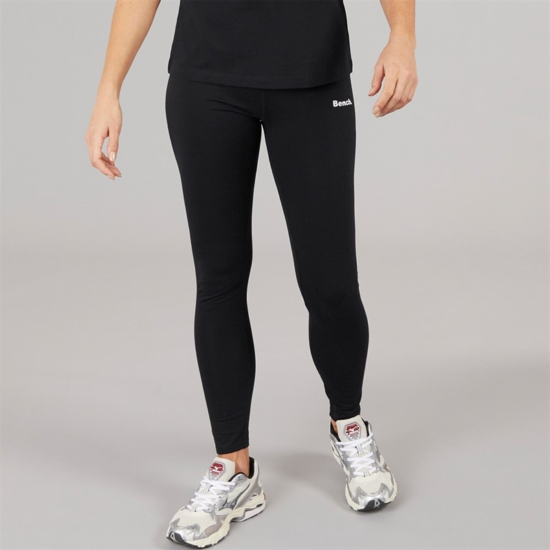 Bench Dame Samira T Shirt Og Leggings Sæt Sort - Billede 3