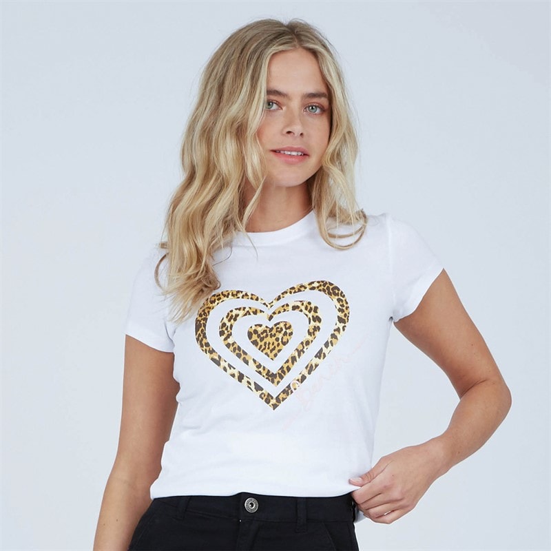 Bench T-shirt Wildheart Hvid til Kvinder