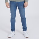 Bench Herre Eddie 22 Slim Fit Jeans Mellem Blå Vask