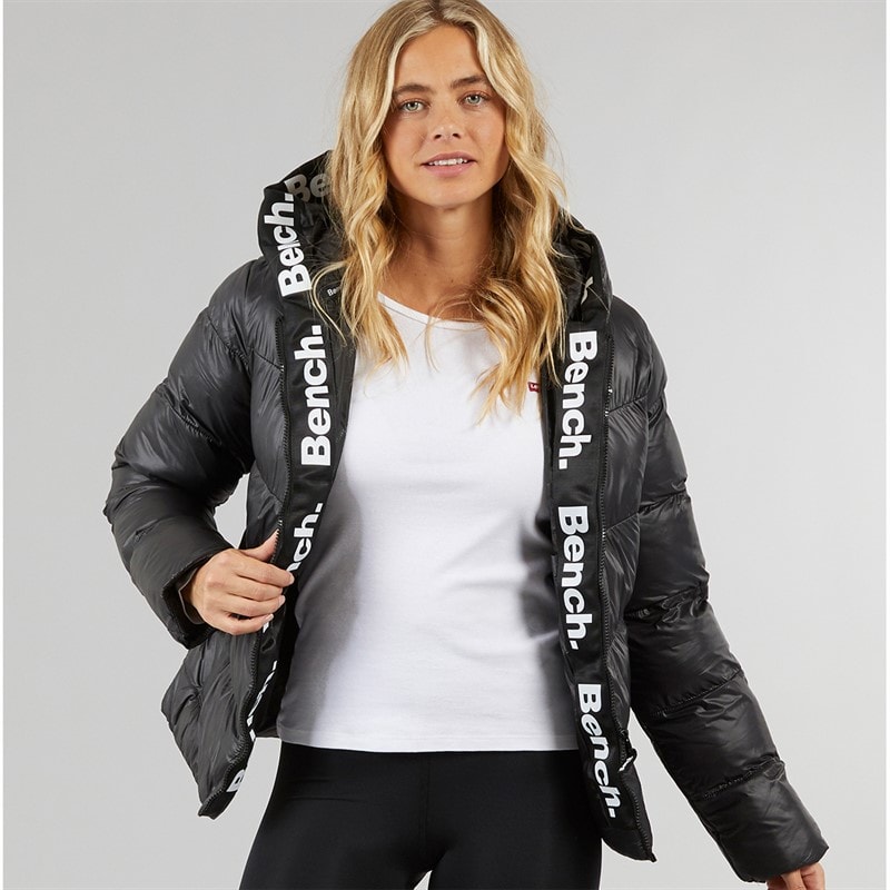 Bench Dame Phillipa Puffer Jakke Sort