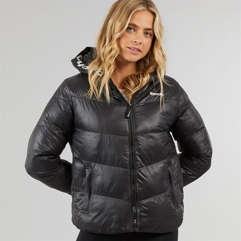 Bench Dame Phillipa Puffer Jakke Sort - Billede 3