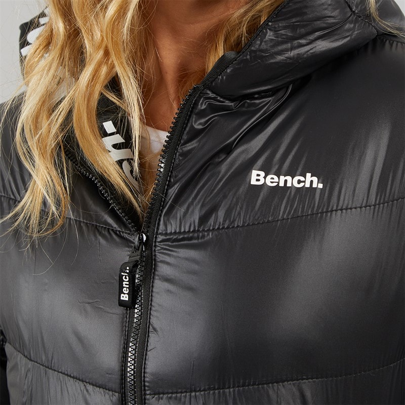 Bench Dame Phillipa Puffer Jakke Sort - Billede 5