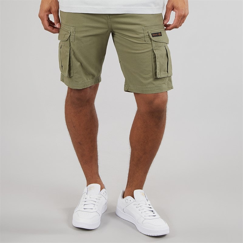 Bench Herre Noahs Cargo Shorts Light Khaki