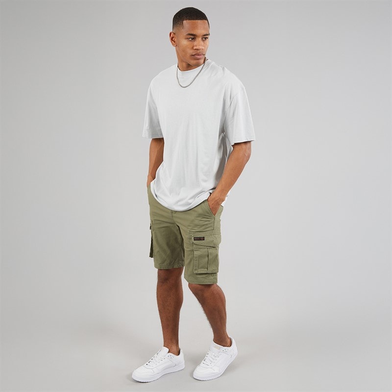 Bench Herre Noahs Cargo Shorts Light Khaki - Billede 4