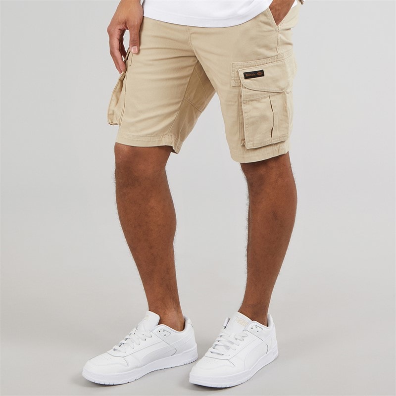 Bench Herre Noahs Cargo Shorts Stone