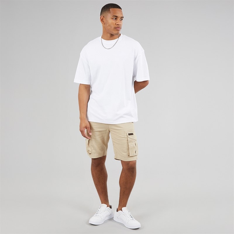 Bench Herre Noahs Cargo Shorts Stone - Billede 4