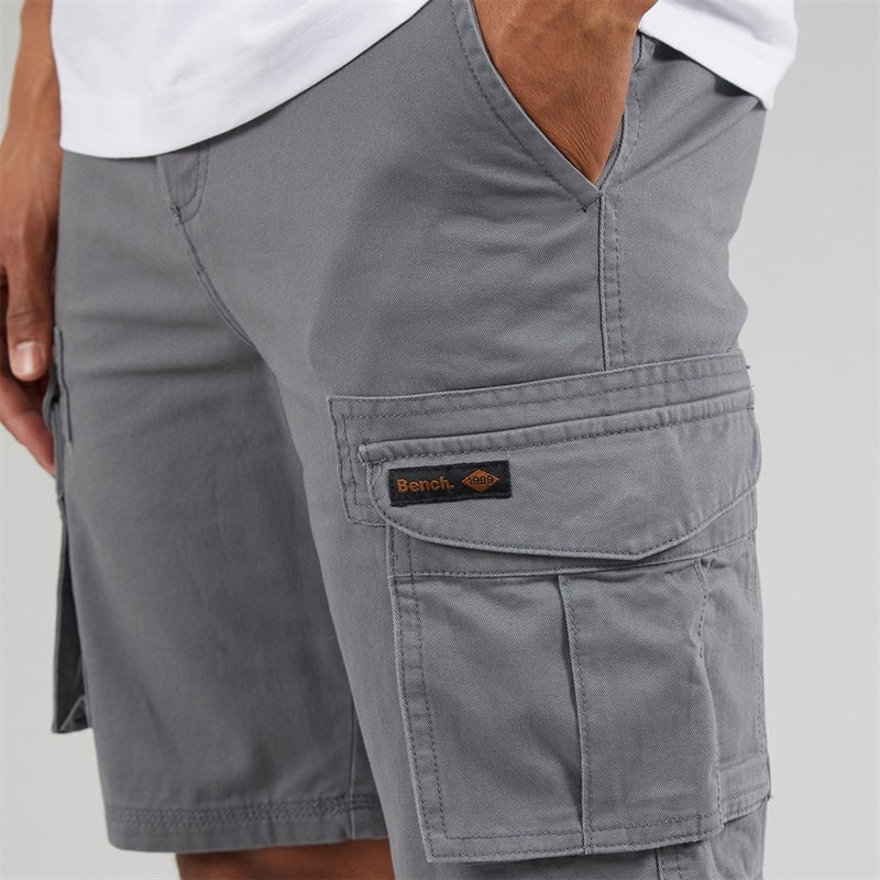 Bench Herre Noahs Cargo Shorts Steel Grey - Billede 3