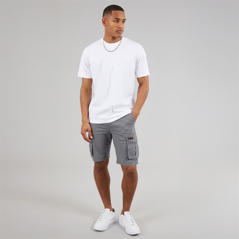 Bench Herre Noahs Cargo Shorts Steel Grey - Billede 4