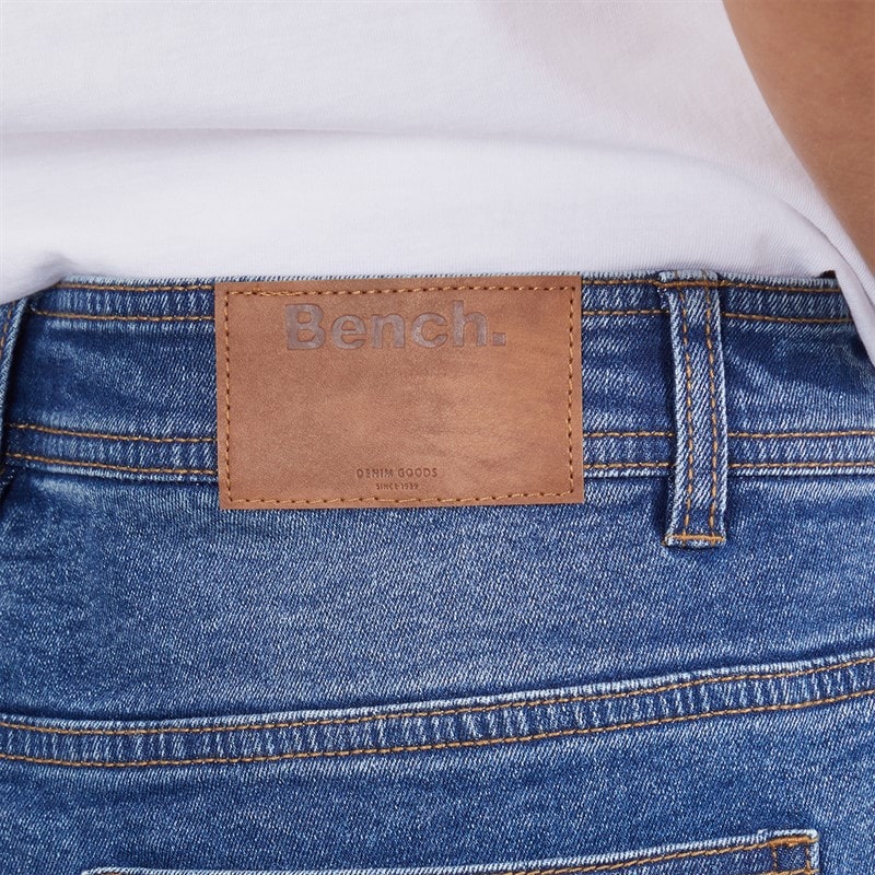 Bench Dame Kaylie Denim Shorts Mellem Blå - Billede 3