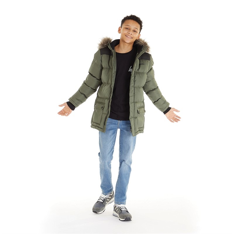 Bench Drenge Axel Paddet Parka Khaki - Billede 4