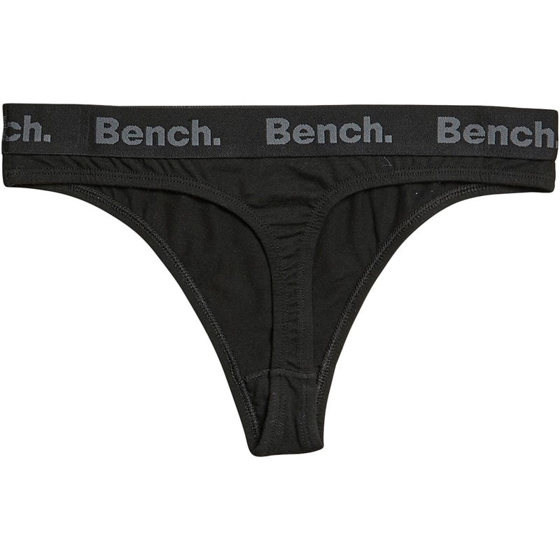 Bench Dame Tanga Sæt med Tre - Sort - Billede 2