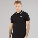 Bench Herre Gruff Polo Shirt Sort