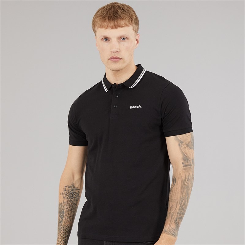 Bench Herre Gruff Polo Shirt Sort