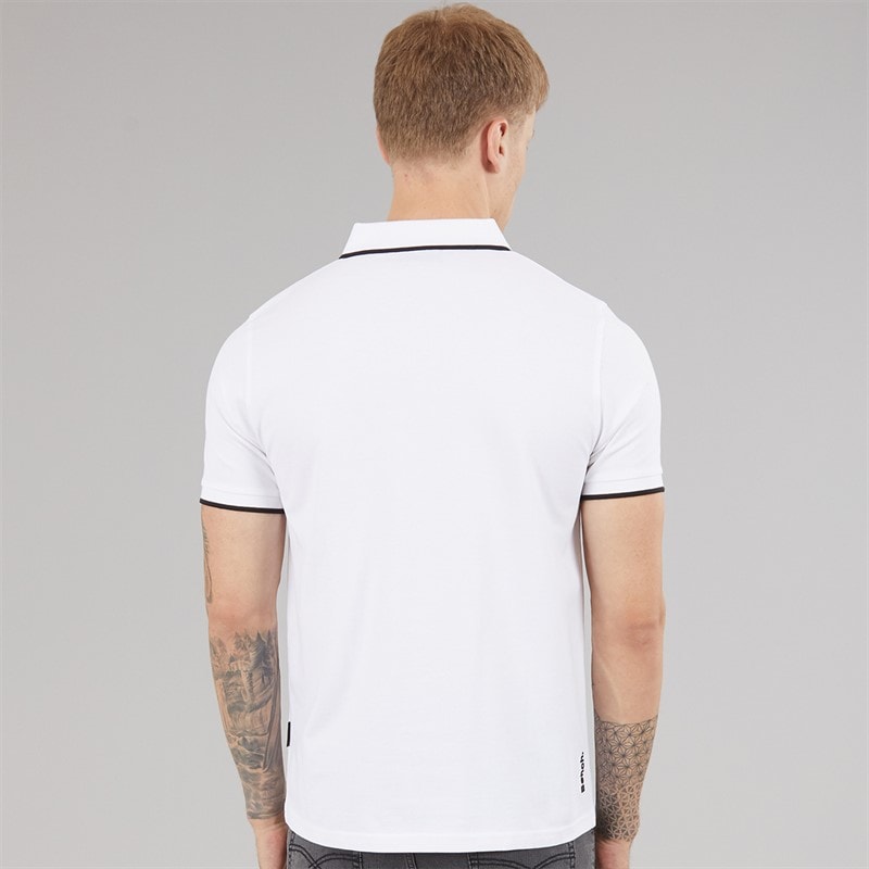 Bench Herre Mata Polo T-shirt Hvid - Billede 2