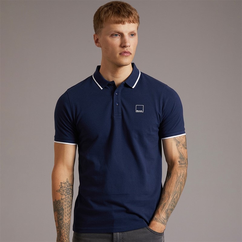 Bench Herre Mata Polo T-shirt Navy - Billede 1