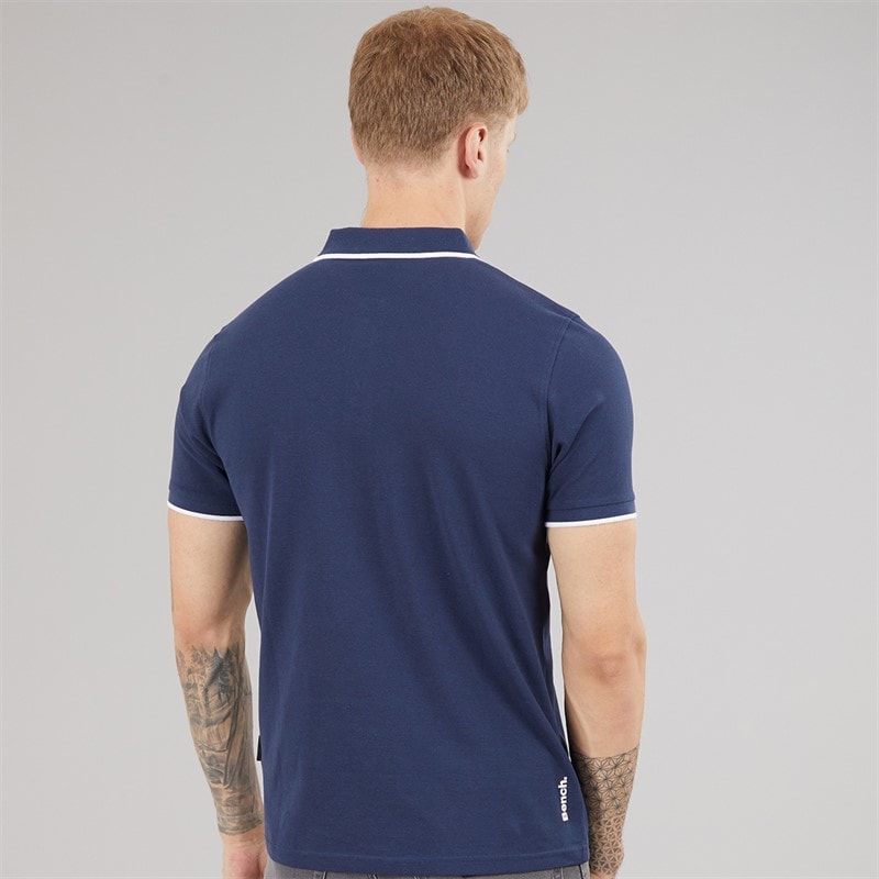 Bench Herre Mata Polo T-shirt Navy - Billede 2