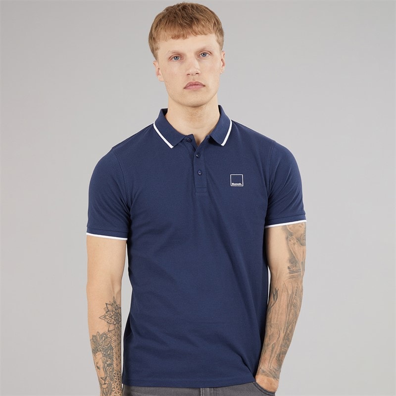 Bench Herre Mata Polo T-shirt Navy - Billede 3