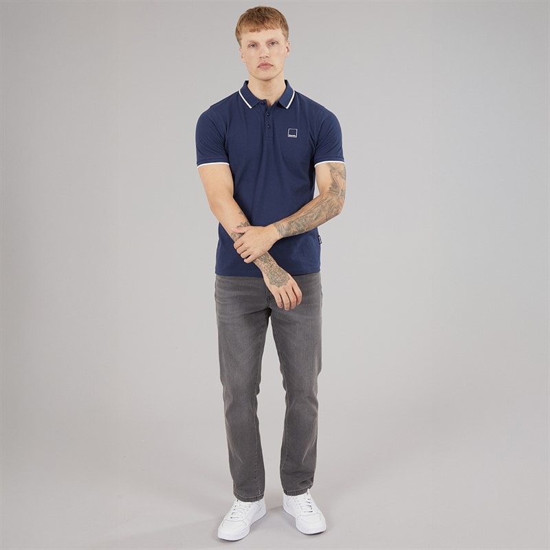 Bench Herre Mata Polo T-shirt Navy - Billede 4