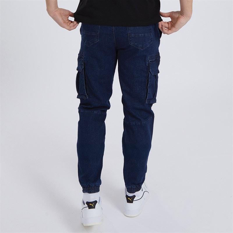 Bench Herre Goffey Slim Fit Jeans Mørk Indigo Vask - Billede 2