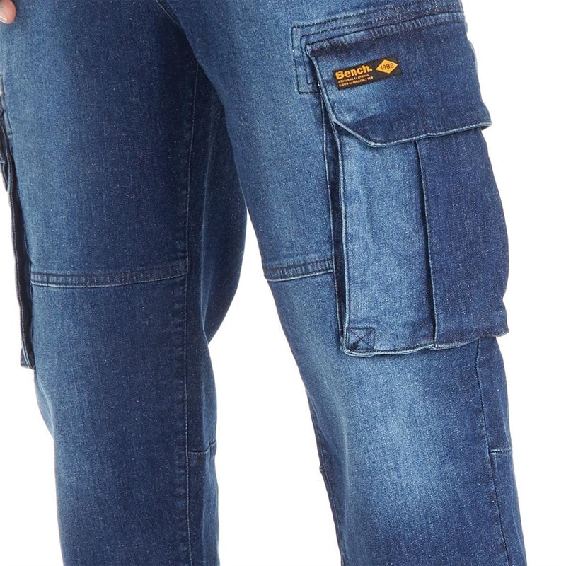Bench Herre Goffey Slim Fit Jeans Mørk Indigo Vask - Billede 3