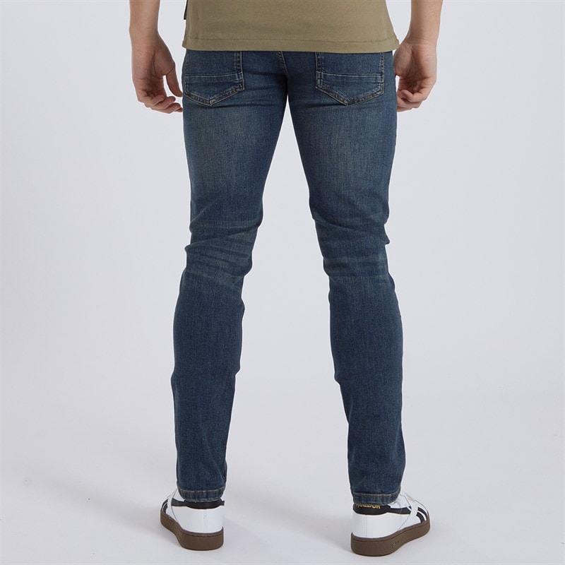 Bench Herre Afspændte Koniske Jeans Vintage Blå - Billede 2