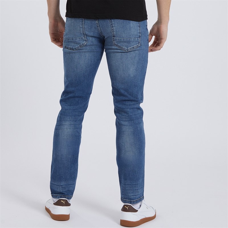 Bench Herre Afslappede Tapede Jeans Lyseblå - Billede 2