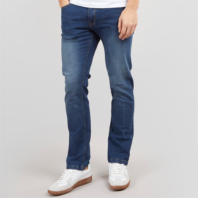 Bench Herre Stuart Jeans med lige pasform Mørk indigovask - Billede 1