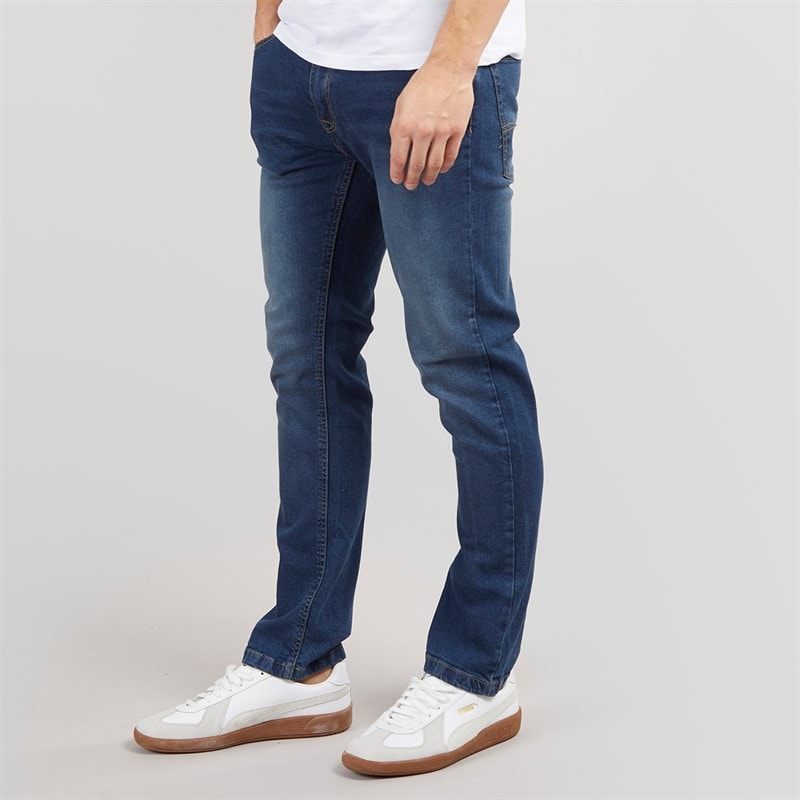 Bench Herre Stuart Jeans med lige pasform Mørk indigovask - Billede 3