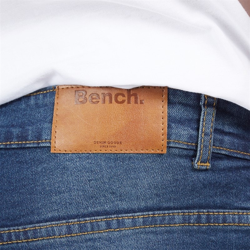Bench Herre Stuart Jeans med lige pasform Mørk indigovask - Billede 5