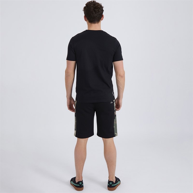 Bench Herre Sanlo T-shirt og Shorts Sæt Sort - Billede 2