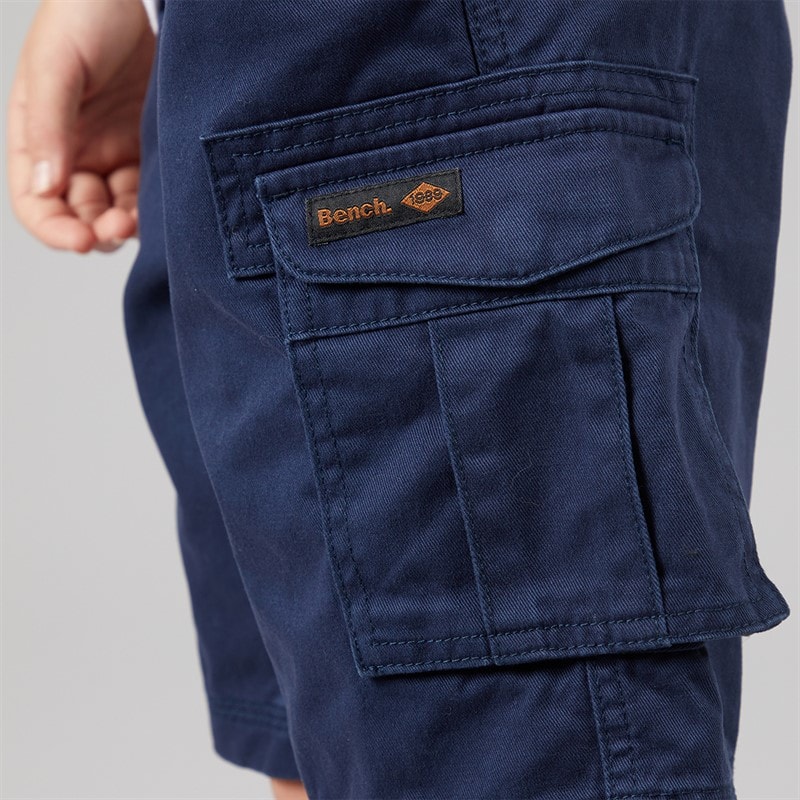 Bench Drenge Noahs Twill Cargo Shorts Blå - Billede 3