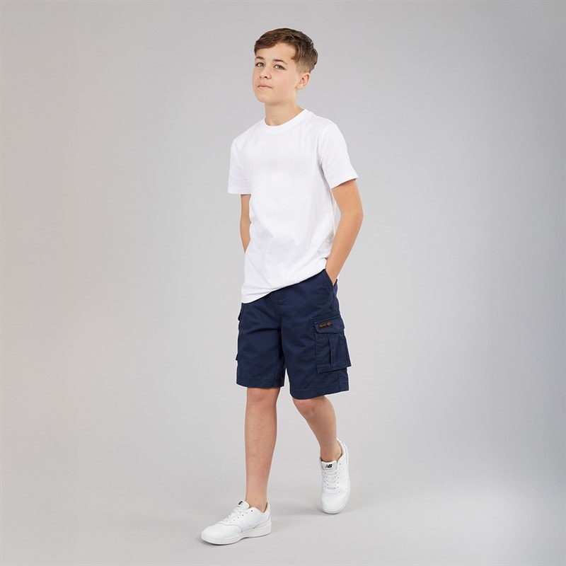 Bench Drenge Noahs Twill Cargo Shorts Blå - Billede 4