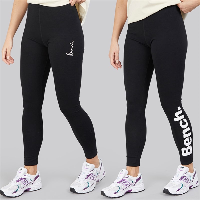 Bench Dame Zalana Leggings Sort 2-pak - Billede 1