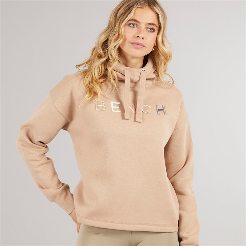 Bench Dame Ioni Hoodie Taupe - Billede 1