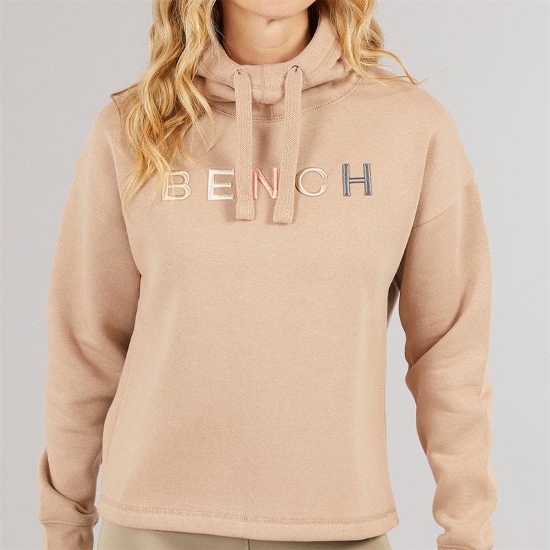 Bench Dame Ioni Hoodie Taupe - Billede 3