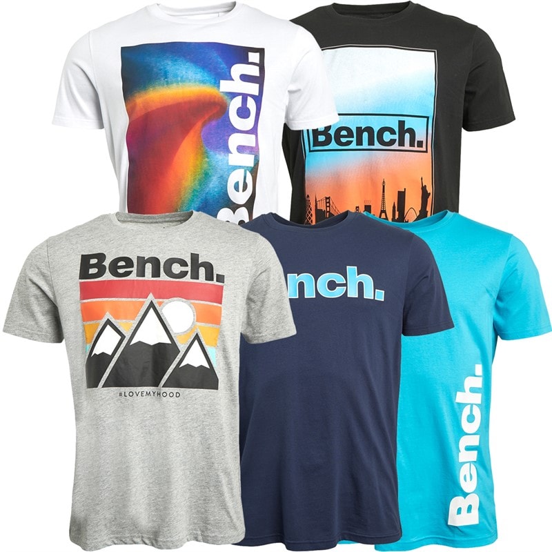 Bench Herre Tayo Fempak T-shirts Blandet - Billede 1
