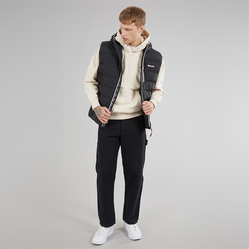 Bench Mænd Galban Hættepuffer Vest Sort - Billede 4