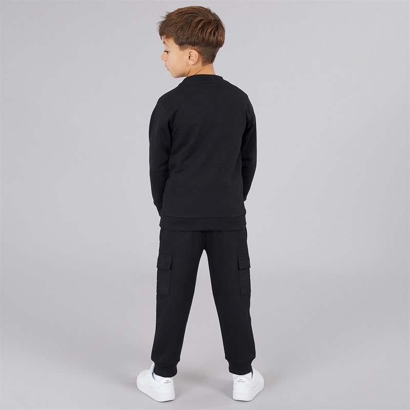 Bench Sæt med Sweatshirt og Joggingbukser til Drenge Sort - Billede 2
