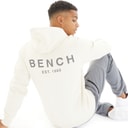 Bench Hættetrøje til Herre Mobbley Ecru