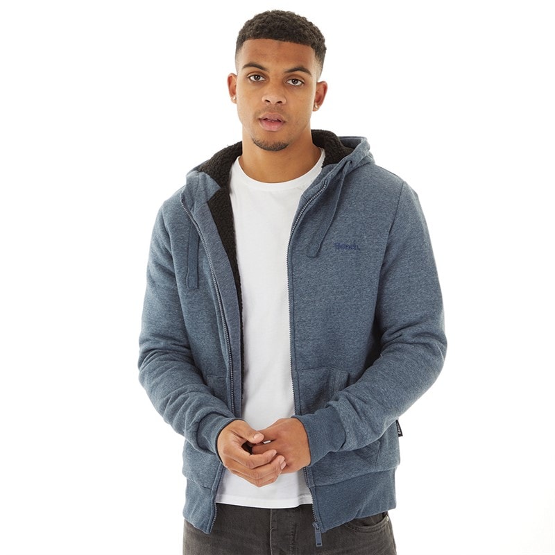 Bench Herre Baraz Hoodie Marine Melange