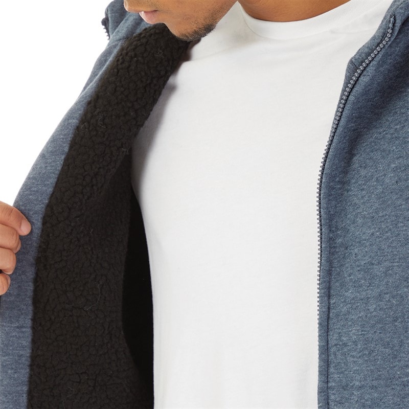 Bench Herre Baraz Hoodie Marine Melange - Billede 5