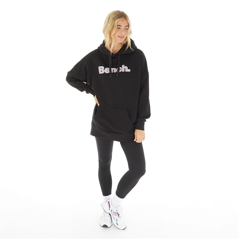 Bench Dame Dayla Oversized Hoodie Sort - Billede 3