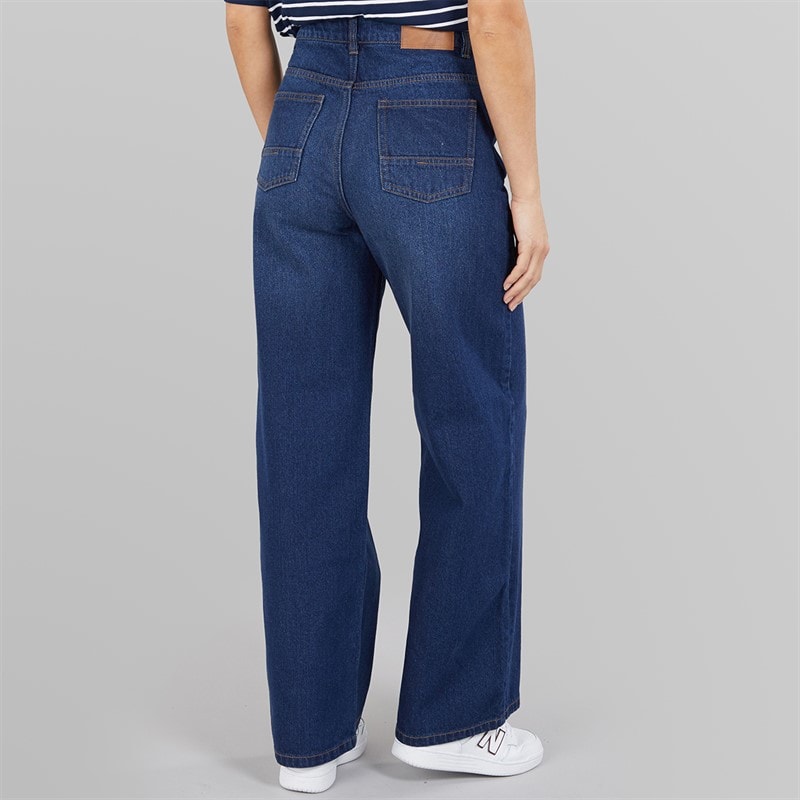 Bench Jeans med vid ben kvinder Mørkeblå - Billede 2