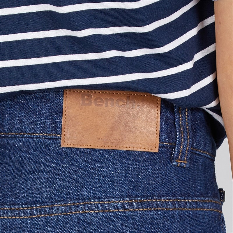 Bench Jeans med vid ben kvinder Mørkeblå - Billede 5