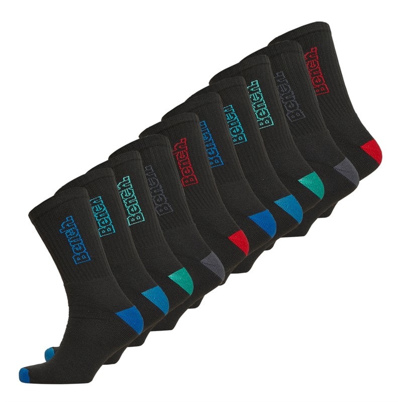 Bench Herre Atlas Ti Pak Polstrede Crew Sokker Sort/Multi